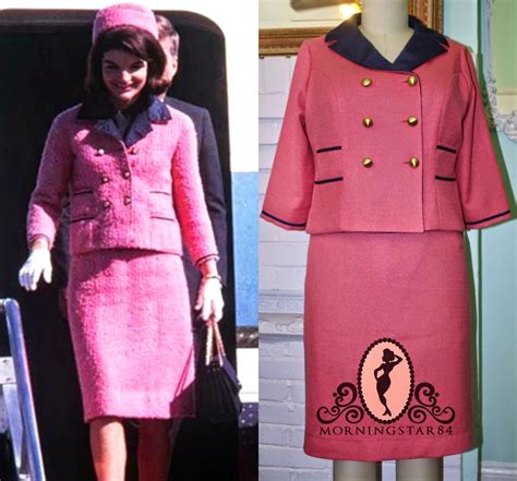 pink chanel suit of jacqueline bouvier kennedy|jfk wife dress blood.